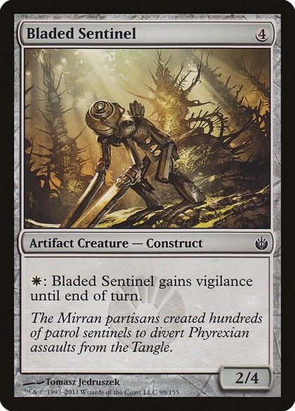 Bladed Sentinel, Mirrodin Besieged 98