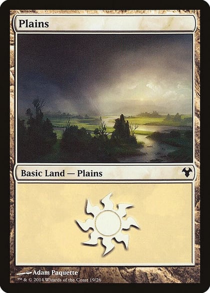 Plains, Magic Modern Event Deck 19