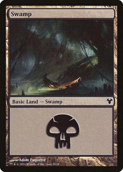 Swamp, Magic Modern Event Deck 20