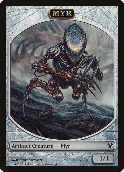Myr // Spirit Double-Sided Token, Magic Modern Event Deck 3 // 2