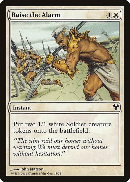 Raise the Alarm, Magic Modern Event Deck 8