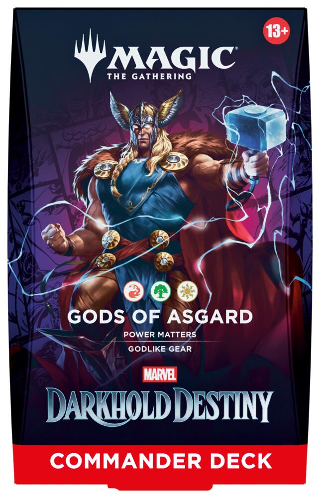 Marvel: Darkhold Destiny Commander Deck - Gods of Asgard, Commander: Marvel: Darkhold Destiny P723292