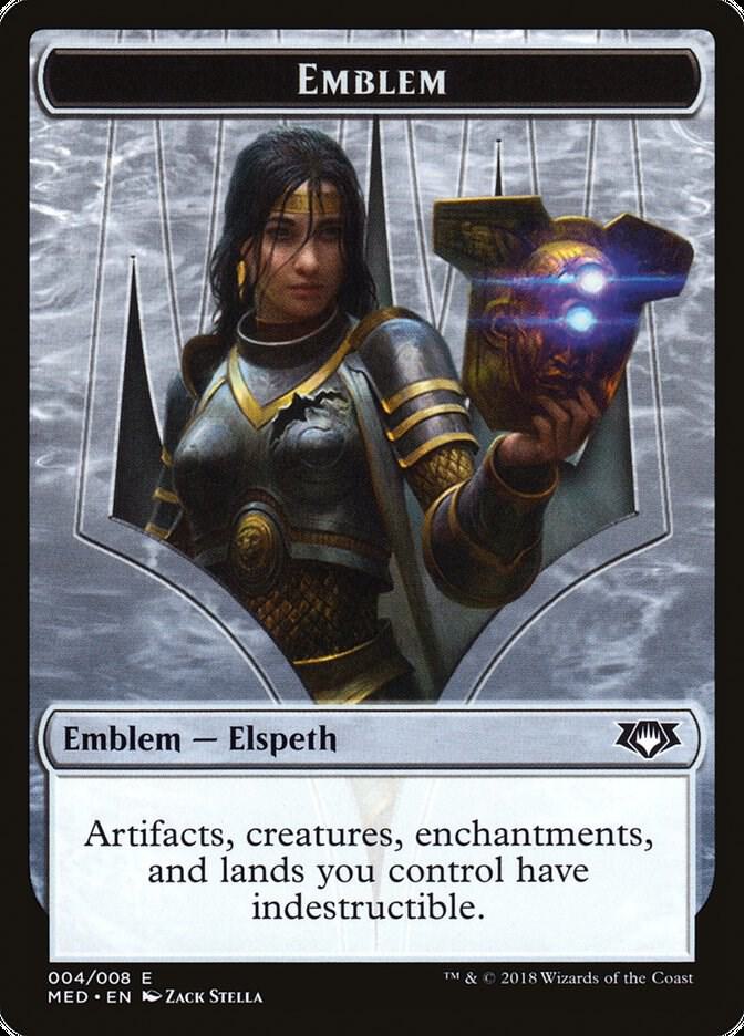 Emblem - Elspeth, Knight-Errant, Mythic Edition: Guilds of Ravnica 4