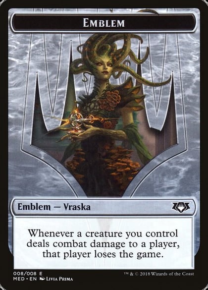 Emblem - Vraska, Golgari Queen, Mythic Edition: Guilds of Ravnica 8