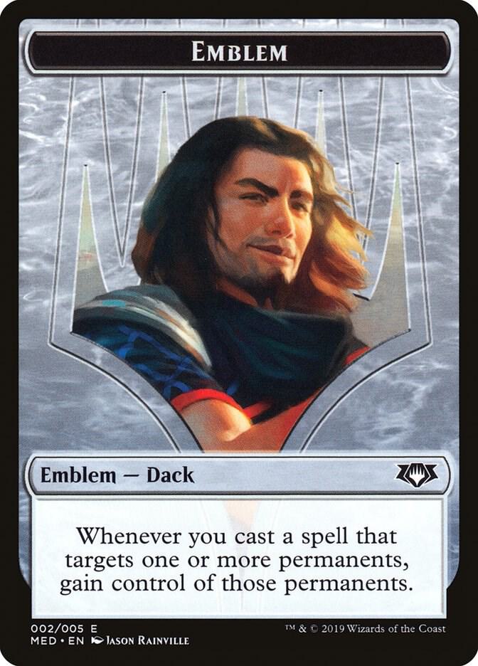 Emblem - Dack Fayden, Mythic Edition: Ravnica Allegiance 2