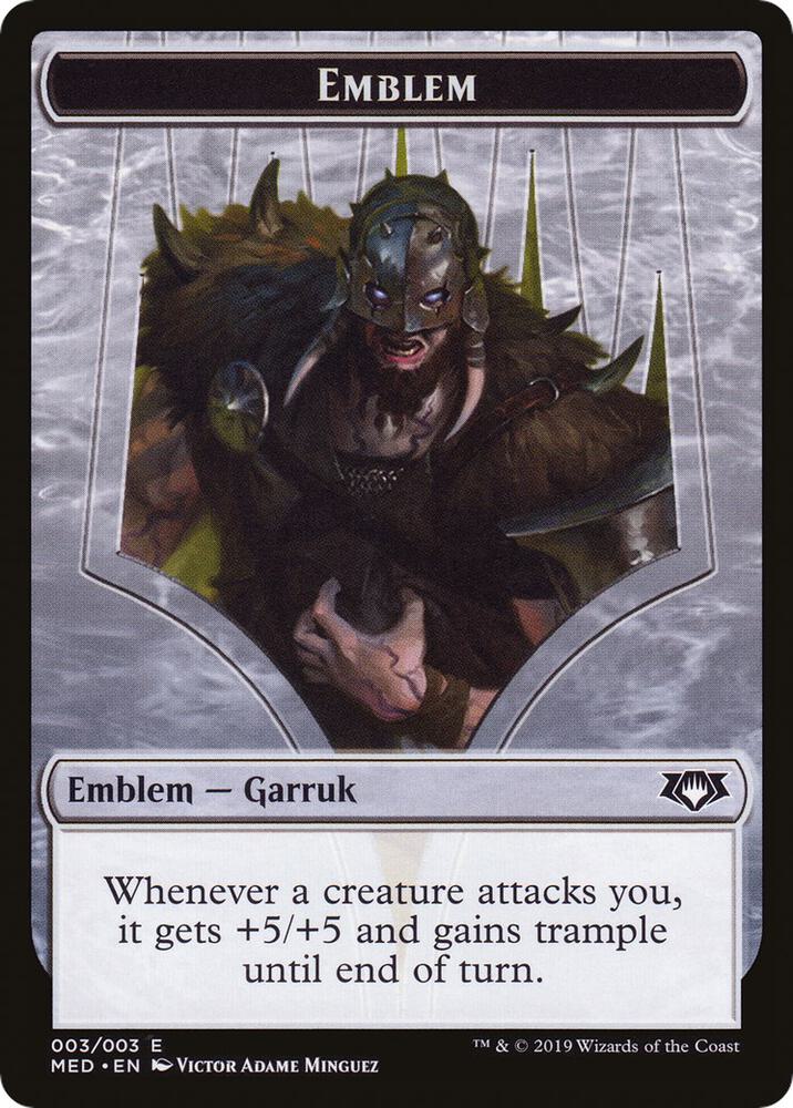 Emblem - Garruk, Apex Predator, Mythic Edition: War of the Spark 3