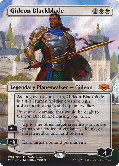 Gideon Blackblade, Mythic Edition: War of the Spark WS2