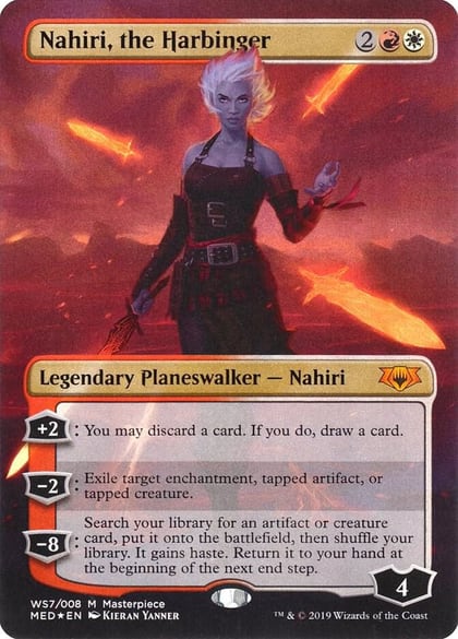 Nahiri, the Harbinger, Mythic Edition: War of the Spark WS7