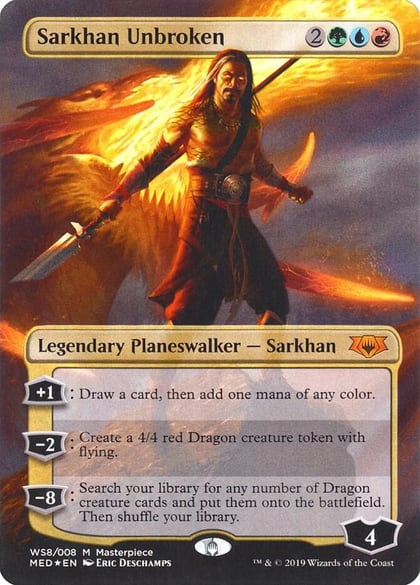 Sarkhan Unbroken, Mythic Edition: War of the Spark WS8
