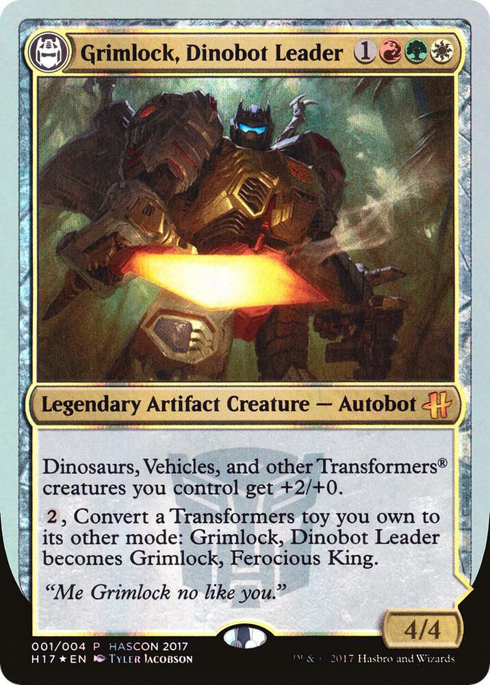 Grimlock, Dinobot Leader // Grimlock, Ferocious King, Media Promos 1