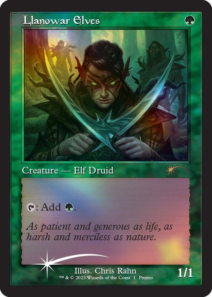 Llanowar Elves (Retro Frame), Media Promos 1