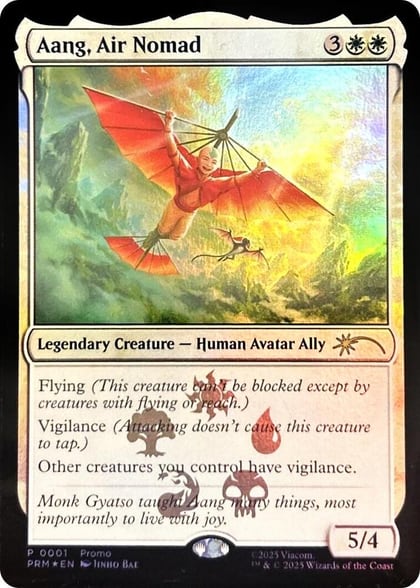 Aang, Air Nomad, Media Promos 1