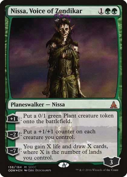 Nissa, Voice of Zendikar (SDCC 2016 Exclusive), Media Promos 138