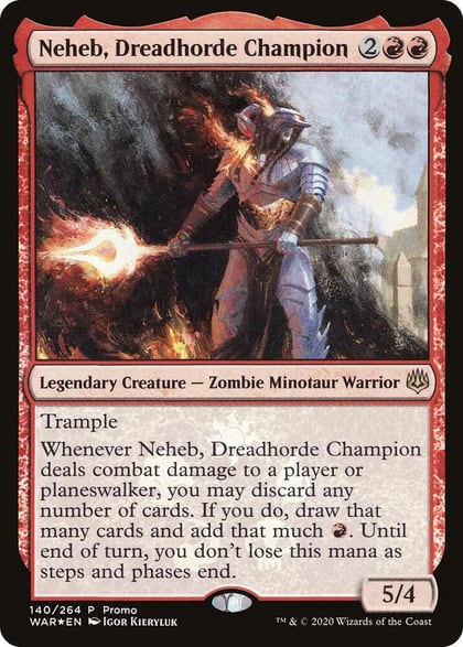 Neheb, Dreadhorde Champion, Media Promos 140