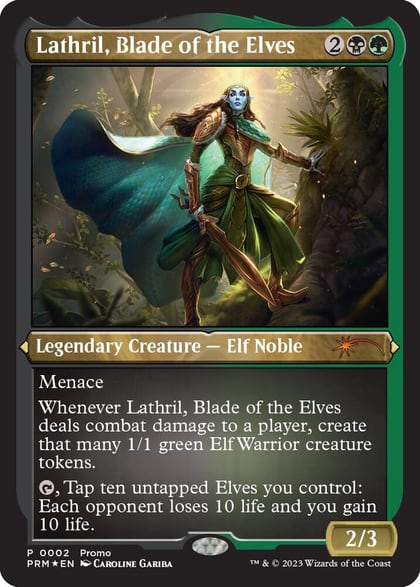Lathril, Blade of the Elves (Foil Etched), Media Promos 2
