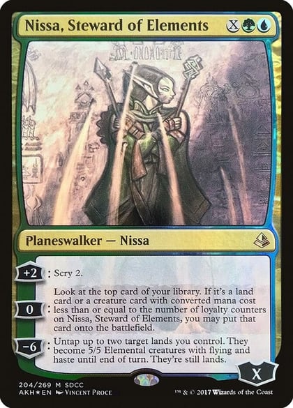 Nissa, Steward of Elements (SDCC 2017 Exclusive), Media Promos 204