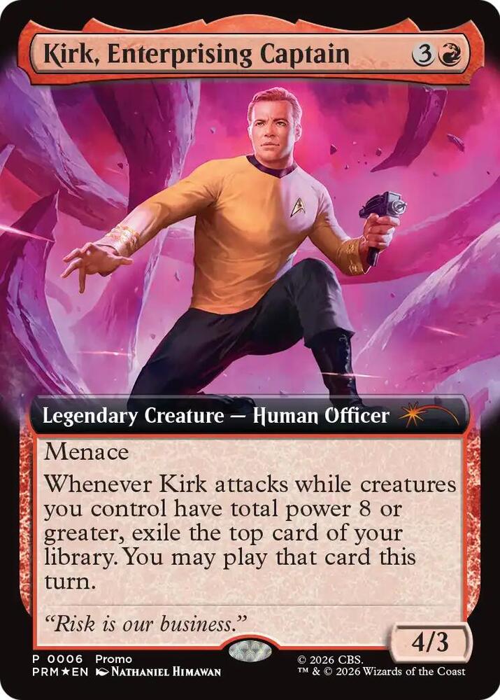 Kirk, Enterprising Captain (Extended Art), Media Promos 6