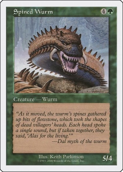 Spined Wurm, Media Promos #38362