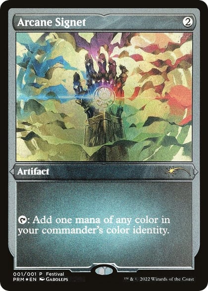 Arcane Signet (Foil Etched), MagicFest Cards 1
