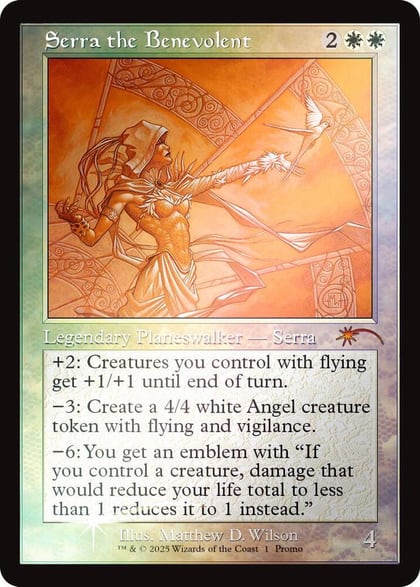 Serra the Benevolent (Retro Frame), MagicFest Cards 1