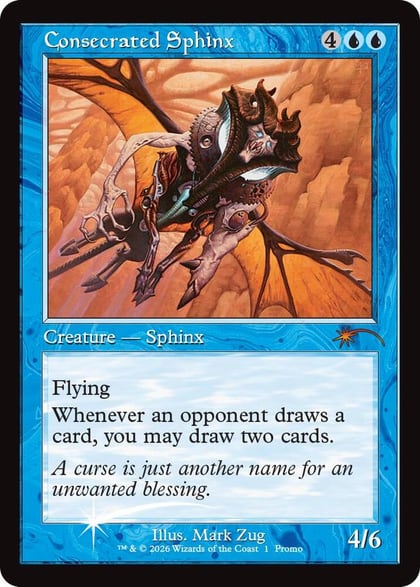 Consecrated Sphinx (Retro Frame), MagicFest Cards 1