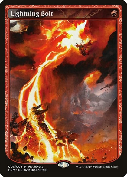 Lightning Bolt, MagicFest Cards 1