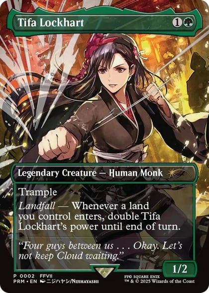 Tifa Lockhart (Borderless), MagicFest Cards 2