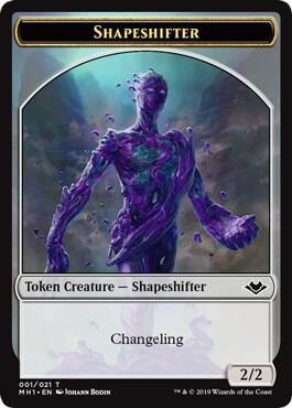 Shapeshifter (001) // Rhino (013) Double-sided Token, Modern Horizons 1 // 13