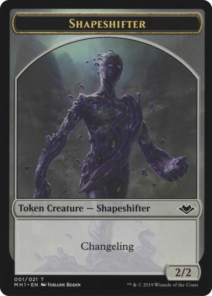 Shapeshifter // Emblem - Serra the Benevolent Double-Sided Token, Modern Horizons 1 // 20