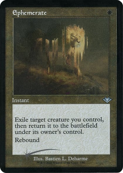 Ephemerate (Retro Frame) (Foil Etched), Modern Horizons 1