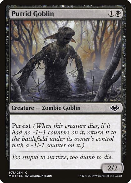 Putrid Goblin, Modern Horizons 101