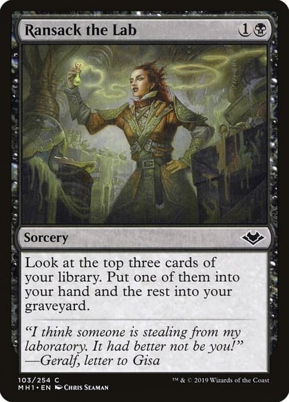 Ransack the Lab, Modern Horizons 103