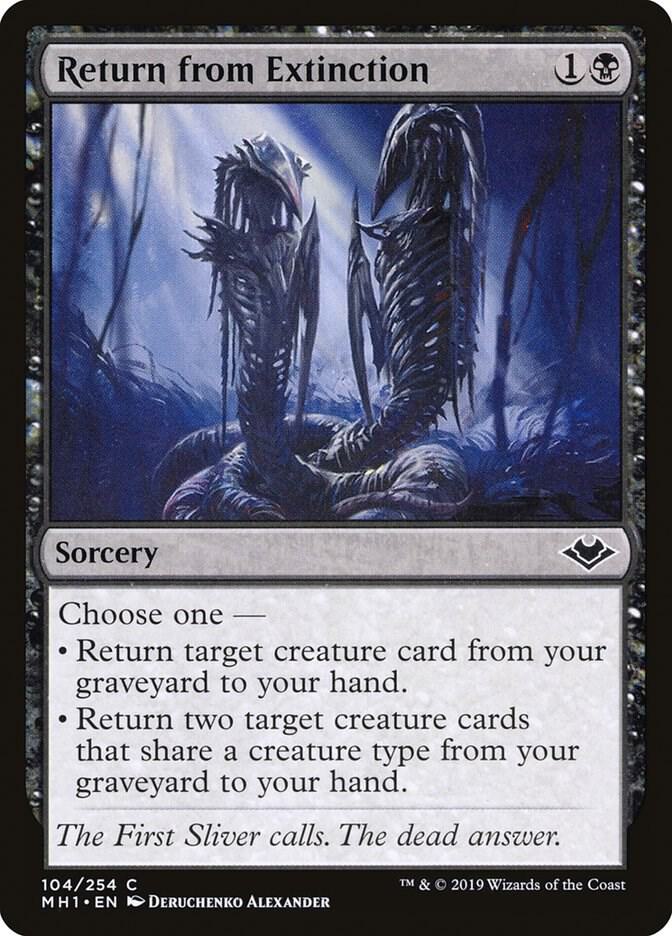 Return from Extinction, Modern Horizons 104