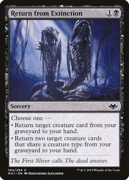 Return from Extinction, Modern Horizons 104