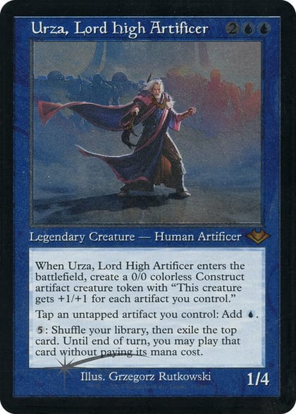 Urza, Lord High Artificer (Retro Frame) (Foil Etched), Modern Horizons 11
