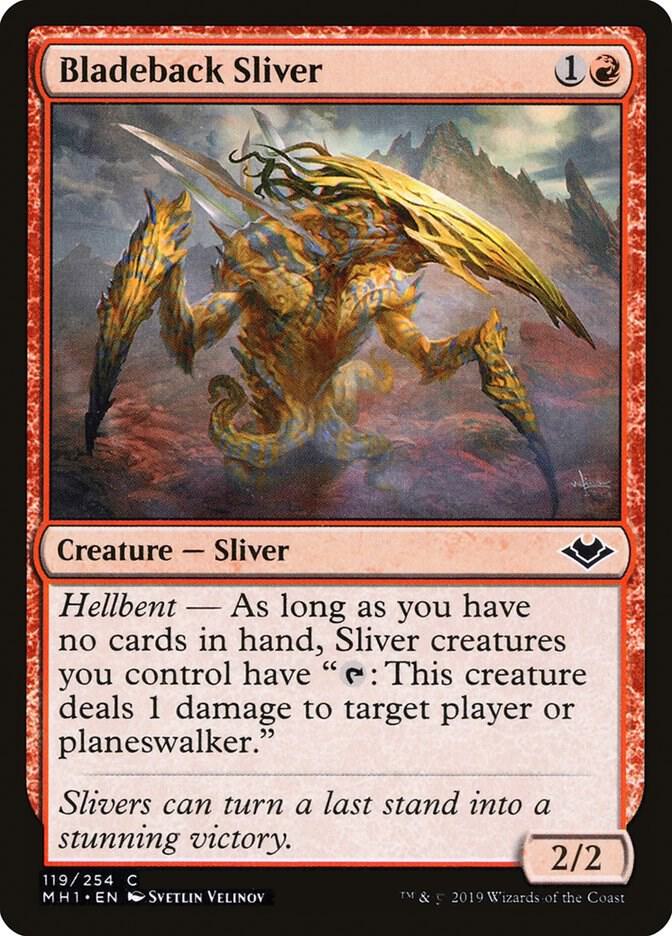 Bladeback Sliver, Modern Horizons 119