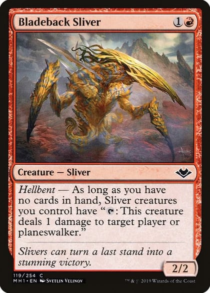 Bladeback Sliver, Modern Horizons 119