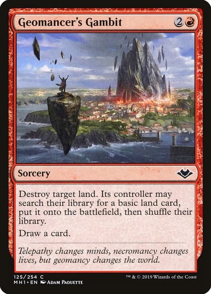 Geomancer's Gambit, Modern Horizons 125