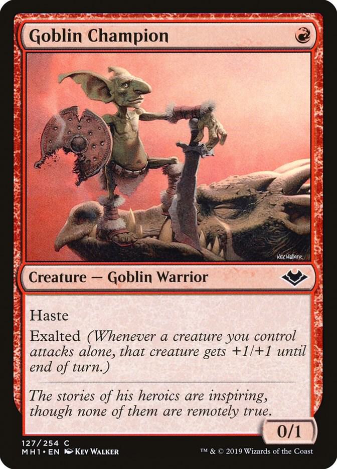 Goblin Champion, Modern Horizons 127