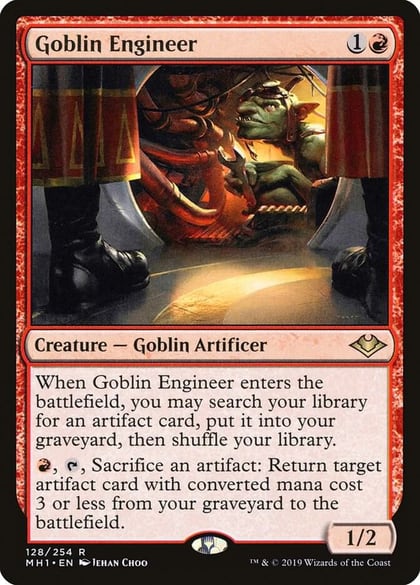 Goblin Engineer, Modern Horizons 128