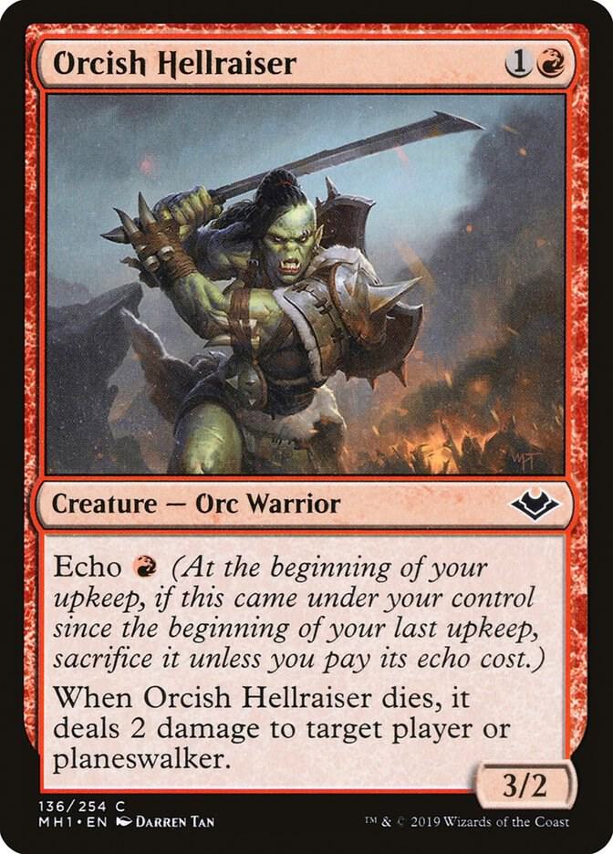 Orcish Hellraiser, Modern Horizons 136