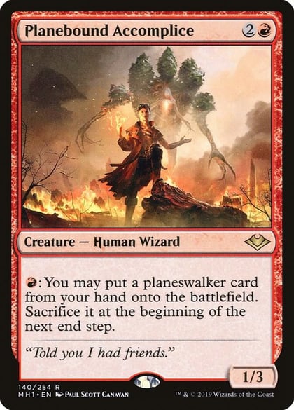 Planebound Accomplice, Modern Horizons 140