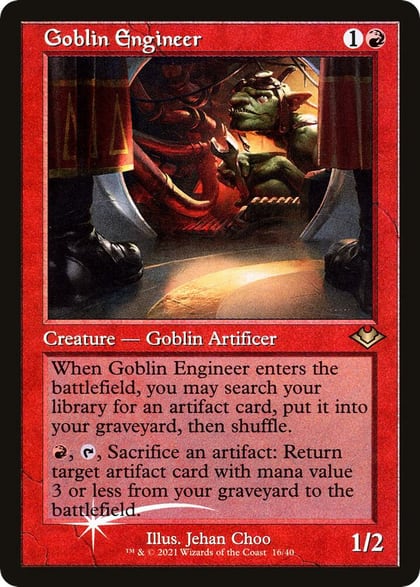 Goblin Engineer (Retro Frame), Modern Horizons 16