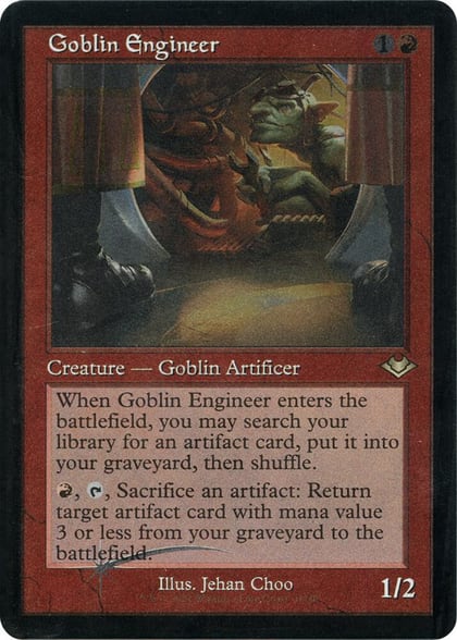 Goblin Engineer (Retro Frame) (Foil Etched), Modern Horizons 16