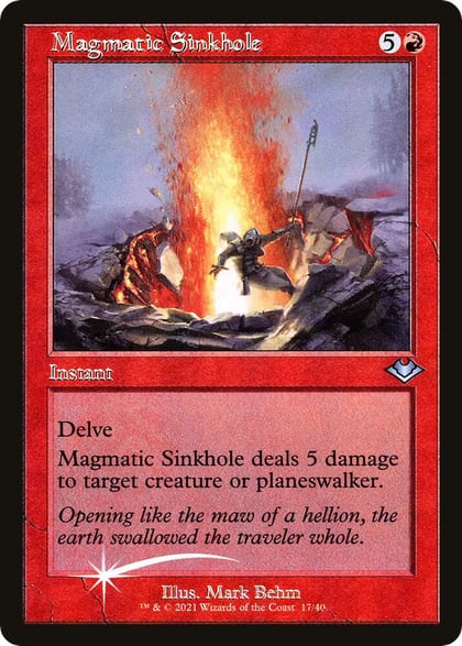 Magmatic Sinkhole (Retro Frame), Modern Horizons 17