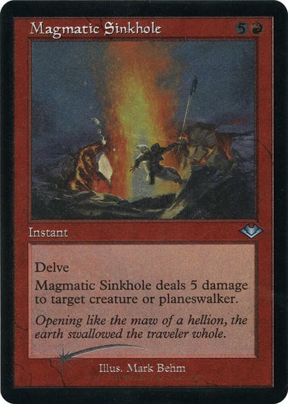 Magmatic Sinkhole (Retro Frame) (Foil Etched), Modern Horizons 17
