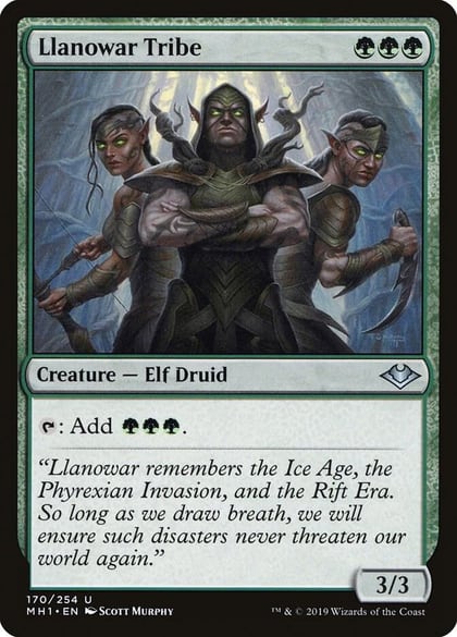 Llanowar Tribe, Modern Horizons 170