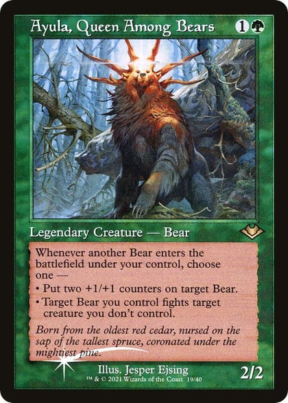 Ayula, Queen Among Bears (Retro Frame), Modern Horizons 19
