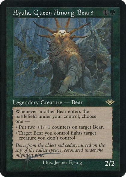 Ayula, Queen Among Bears (Retro Frame) (Foil Etched), Modern Horizons 19