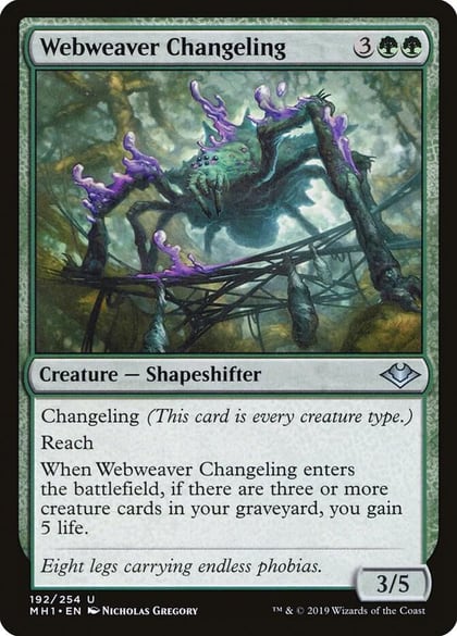 Webweaver Changeling, Modern Horizons 192